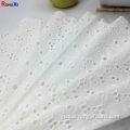 Soft Cotton Fabric African Clothing Schiffli Embroidery 100% Cotton Fabric Factory